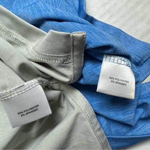 2 Peter Millar Polo Shirts Crown Crafted (Blue), Summer Comfort (Gray) Men's XL - Picture 3 of 9